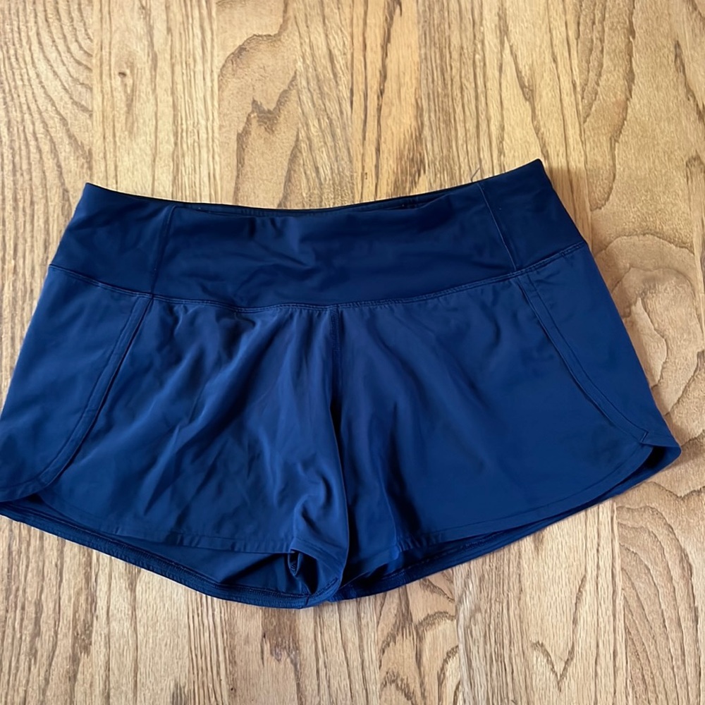 Lululemon speed up shorts training running sz 6